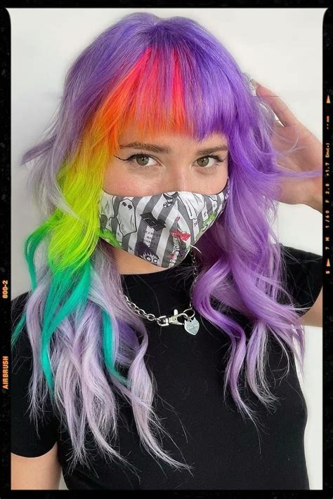 lavender hair creative hair color vivid hair color split dyed hair