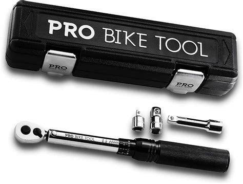 Pro Bike Tool 38 Inch Drive Click Torque Wrench Set 10 To 60 Nm