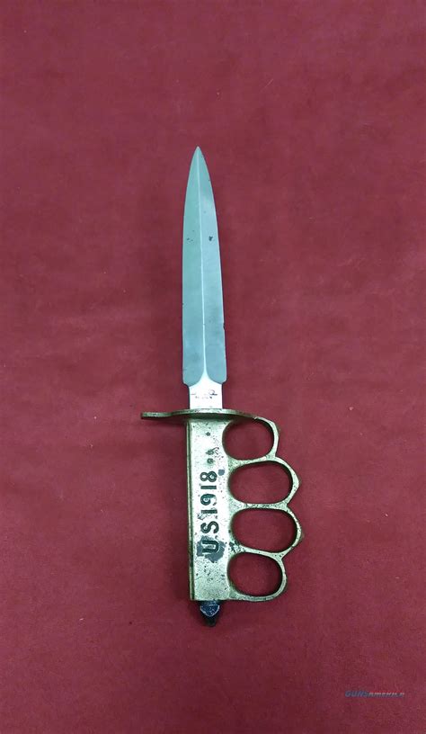 Original French 1918 Trench Knife M For Sale At