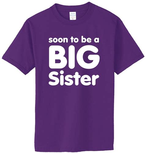 soon to be a big sister youth and adult shirt soon to be a etsy