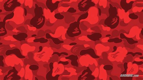 Bape camo ❤ 4k hd desktop wallpaper for 4k ultra hd tv • wide. Red BAPE Camo Wallpapers - Top Free Red BAPE Camo Backgrounds - WallpaperAccess
