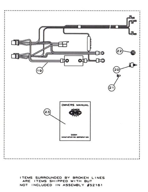 Interconnecting wire routes may be shown approximately. CMC PT-35 Tilt and Trim 52100 Replacement Parts