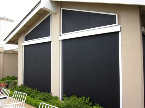Retractable Solar Sunscreens The Awning Company