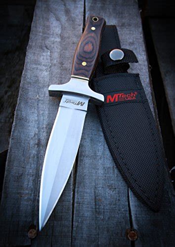 Mtech Usa Mt 20 03 Fixed Blade Knife Titanium Double Edge Blade