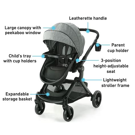 Buy Graco Modes Nest Baby Stroller With Height Adjustable Reversible
