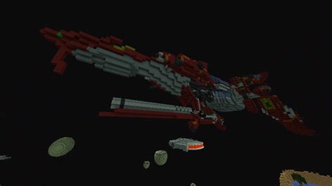 Ff8 Ragnarok Spaceship Remade Schematic Minecraft Project