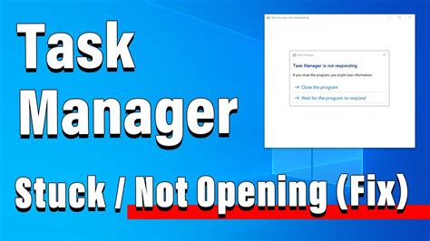 Task Manager Not Opening Windows 10 Fix Youtube