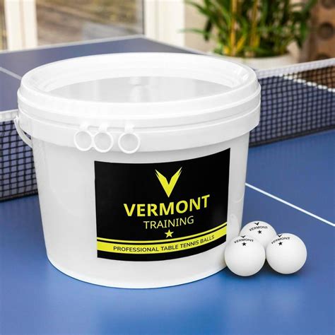 Vermont 1 Star Ping Pong Ball Bucket X90 Net World Sports