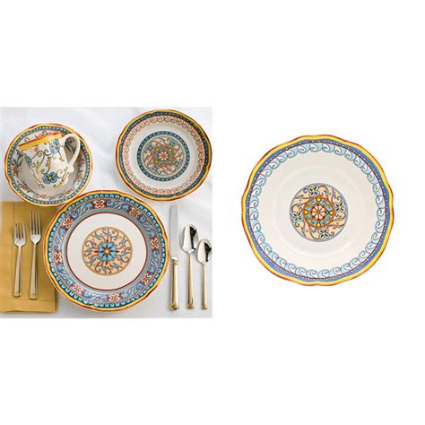 Buy Euroceramica Duomo Collection 16 Piece Artisan Dinnerware Set