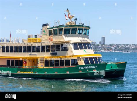 Sydney Ferry Named Mv Scarborough A First Fleet Class Ferry On Sydney