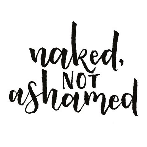 naked not ashamed