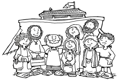 It is used for art and craft purposes by kindergarten students. Noah Ark Family Coloring Pages - Get Coloring Pages