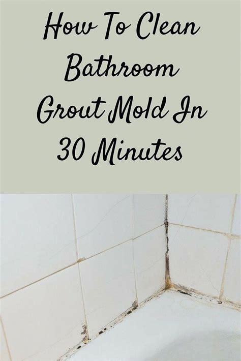 Black Mold Shower Grout
