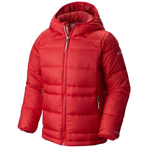 Columbia Youth Boys Gold 550 Turbodown Hooded Down Jacket Large