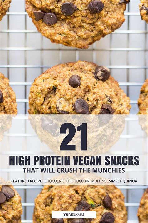 21 High Protein Vegan Snacks to Crush the Munchies | Yuri ...