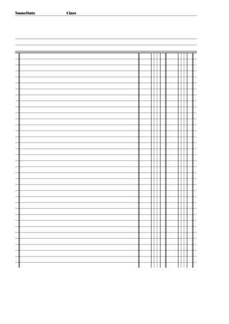 Column Ledger Paper Printable Discover The Beauty Of Printable Paper