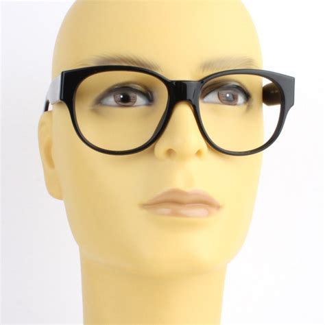 Large Vintage Eyeglasses Oversized Black Glasses Frames