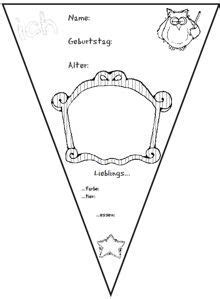 Alter, größe, gewicht, nahrung, lebensraum und viele weitere interessante informationen zum hund. wimpelkette-steckbriefe - Zaubereinmaleins - DesignBlog | Ideen rund ums Haus | Pinterest ...