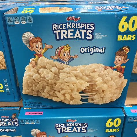 Kellogg S Rice Krispies Treats Original Crispy Marshmallow Squares X Oz