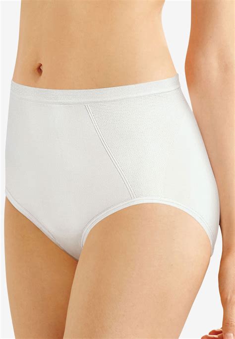 Seamless Extra Firm Control Shaping Brief 2 Pack By Bali® Plus Size Control Bottoms Jessica