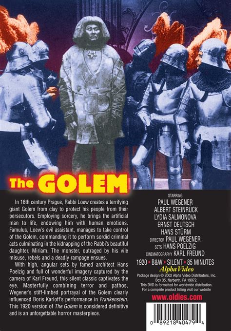 The Golem Silent Dvd R 1920 Alpha Video