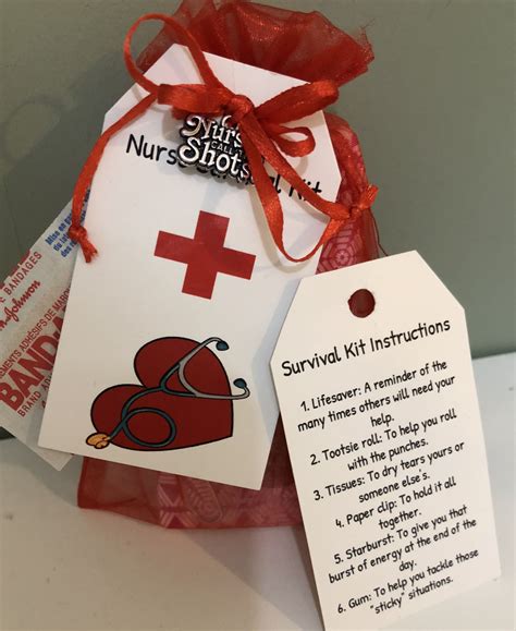 Nurse Survival Kit Great Nurse Ts Graduationsnurse Week Or Nurse