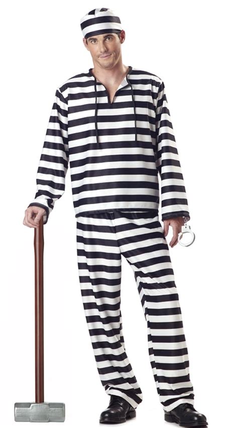 black white stripe prisoner costume adult halloween costumes for men carnival party cosplay