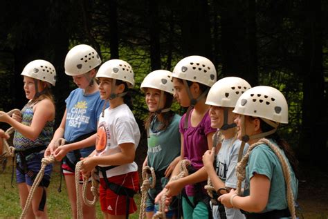 Girls Camp Friends Ropes Course Camp Illahee Girls Summer Camp