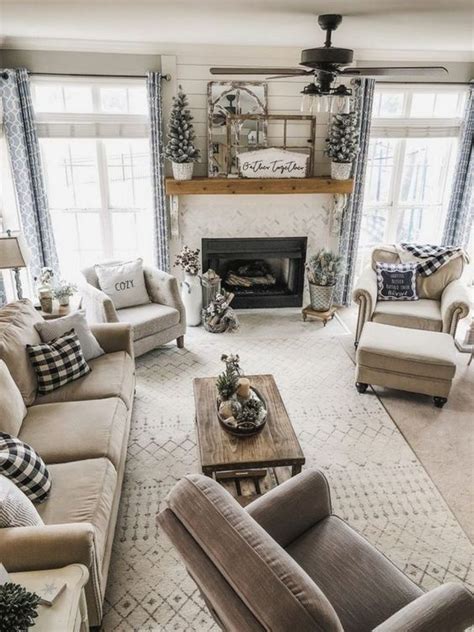 Cozy Rustic Living Room Decorations