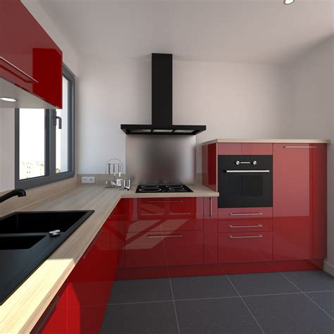 Check spelling or type a new query. Cuisine rouge moderne façade STECIA Rouge brillant ...