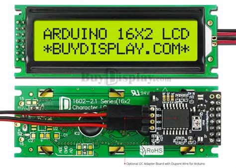 Yellow Iic I2c Serial 16x2 Character Lcd Display Module For Arduino W Library 7 37 Picclick