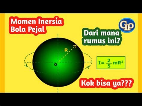 F Momen Inersia Bola Pejal Pembuktian Rumus YouTube