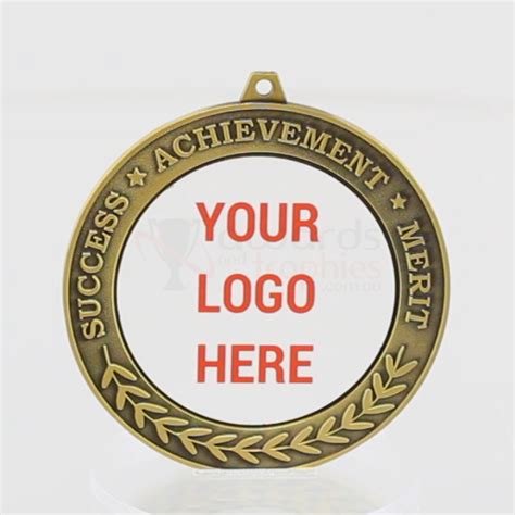 Tribute Medal 70mm Gold Personalised Medals Au