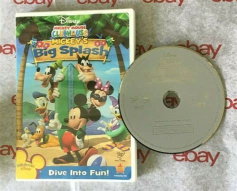 Mickey Mouse Clubhouse Mickeys Big Splash Dvd 2009 Playhouse