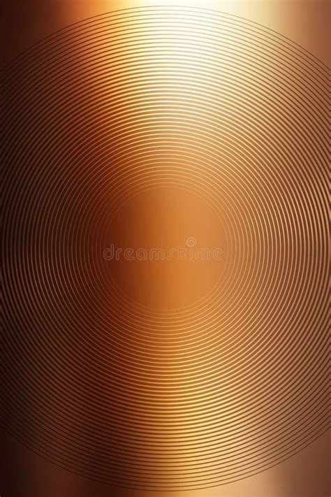 Gradient Gold Texture Radial Blur Light Sheet Stock Illustration
