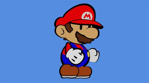 Super Paper Mario Mario Walk Cycle By Lpganimations83 On Deviantart