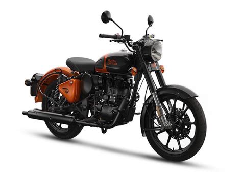 The fuel tank can store 13 litres of petrol braking duties in the royal enfield classic 350 s are taken care of by 280 mm disc in the front with twin piston calliper. 2021 Royal Enfield Classic 350 Orange Ember Specs and Price