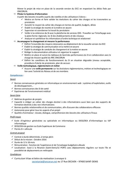 Fiche De Poste Chef De Projet Dcc Par Sec Fichier Pdf