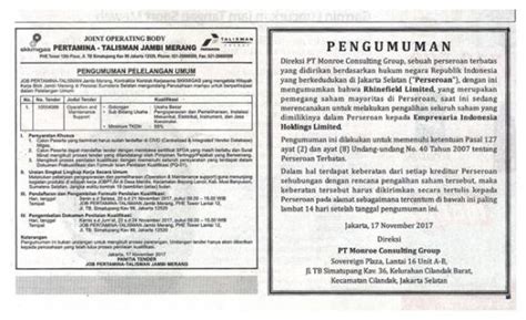 Apabila anda berminat memasang iklan baris lowongan kerja di koran kedaulatan rakyat, dibawah ini rincian tarif pasang iklan baris rumah dijual di koran kedaulatan rakyat jogja adalah iklan yang terdiri dari 32 karakter termasuk tanda baca dan spasi dalam tiap barisnya. Album Foto - Iklan Koran Media Indonesia