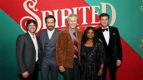 Apple Original Films Hosts World Premiere Of “spirited” With Stars Will Ferrell Ryan Reynolds