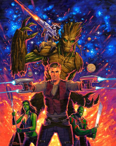 Guardians Of The Galaxy Original Art For Sale Comicarttracker