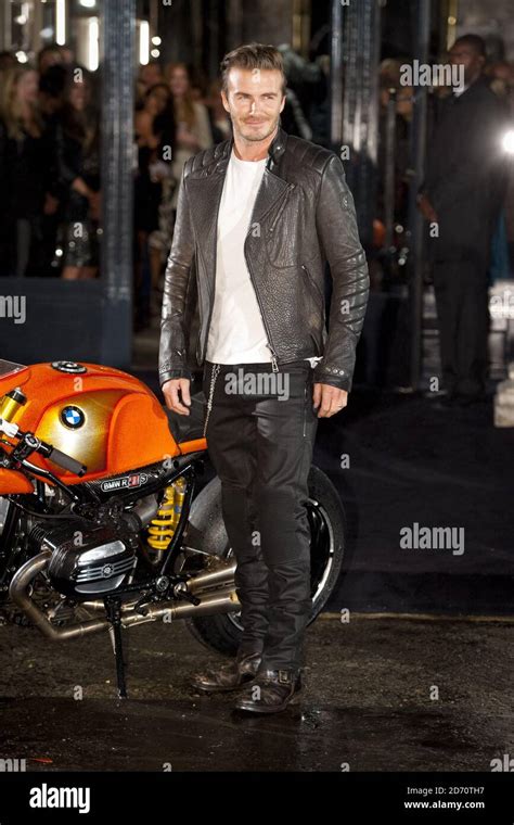 David Beckham Attends The Opening Of Belstaff House On New Bond Street