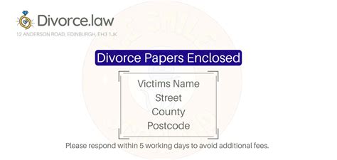 Funny Envelope Divorce Papers Prank Gift For Pen Pals Via Etsy