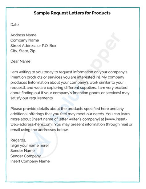 information request letter format sample letters gambaran