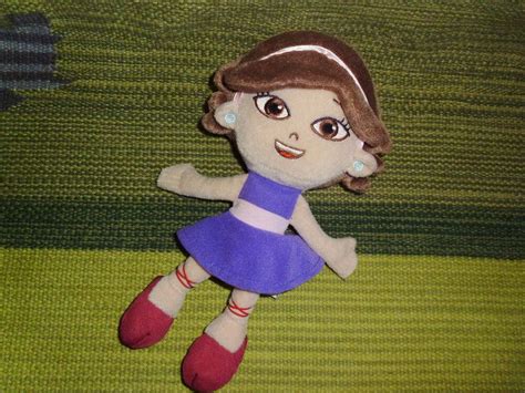 Little Einsteins Plush Doll June Purple Dress Stuffed Toy 9 Disney