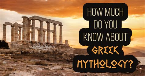 (do you know) seeing your face no more on my pillow is a scene that's never happened to me. Greek Mythology Quiz - Quiz - Quizony.com