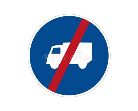 No Truck Symbol Sign Vector Illustration Isolate On White Background