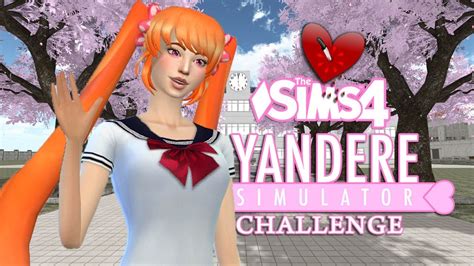 The Sims 4 ♥️ Yandere Simulator Challenge ♥️ Ściskaj Nóżki ♥️ Odc2