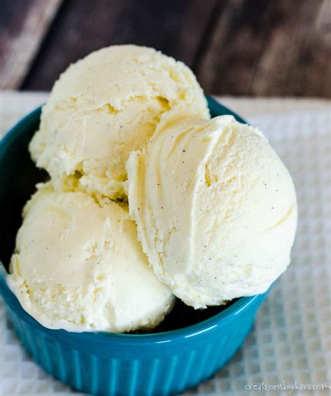Homemade French Vanilla Ice Cream Recipe Creations By Kara