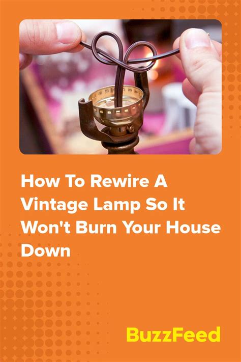 How To Rewire A Vintage Lamp So It Wont Burn Your House Down Vintage